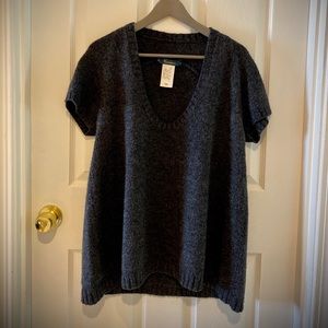 Anthropologie Bop Around Sweater M Gray